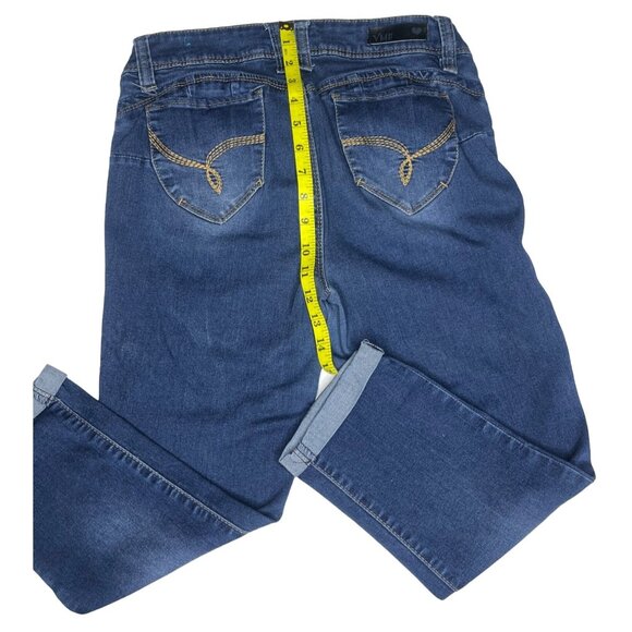 WannaBettaButt?‎ Womens Jeans Size 11 Dark Wash Denim Slimming Fit Stretch Pants - Picture 4 of 10